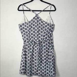 Lulu's Blue and White Floral Mini Dress